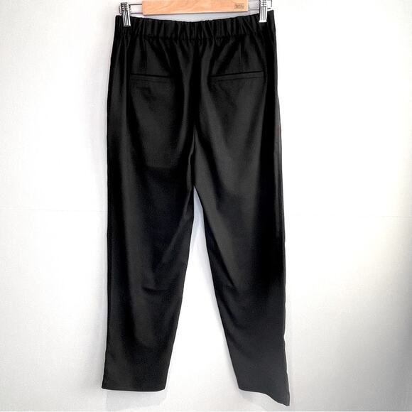 Anthro Maeve Black Straight Leg Cropped Pants - size 4 - Picture 2 of 7